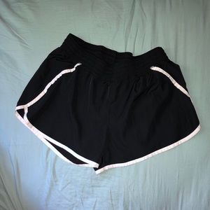 Black Champion running shorts